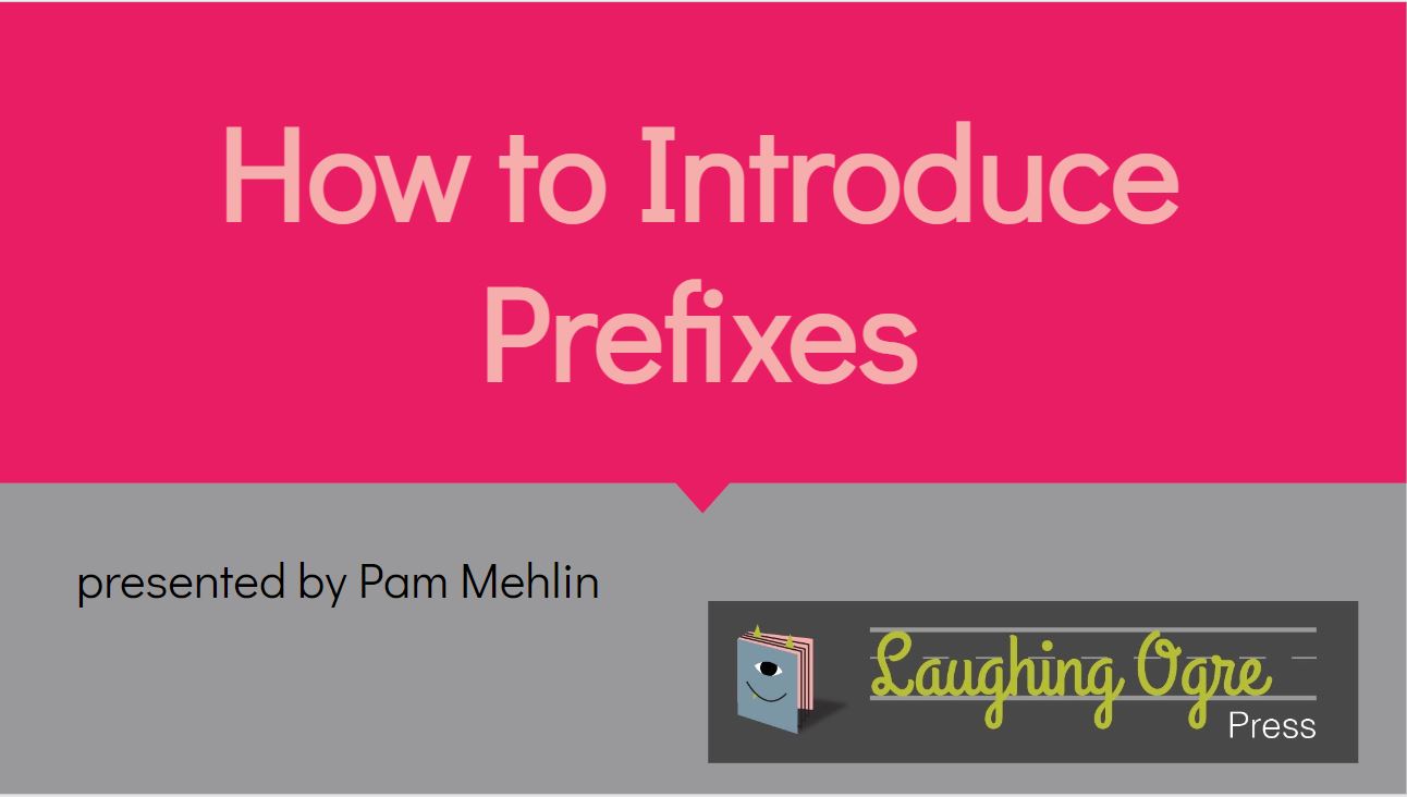How to Introduce Prefixes