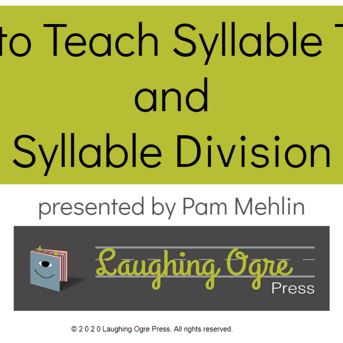 How to Teach Syllable types and Syllable Division Patterns.