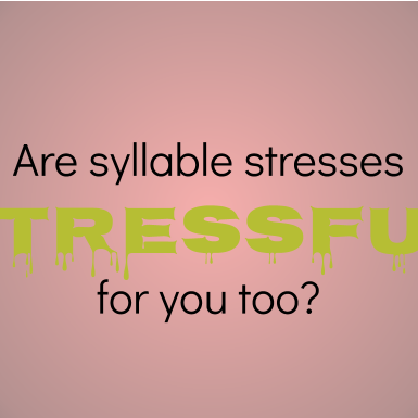 Why teach syllable accents?