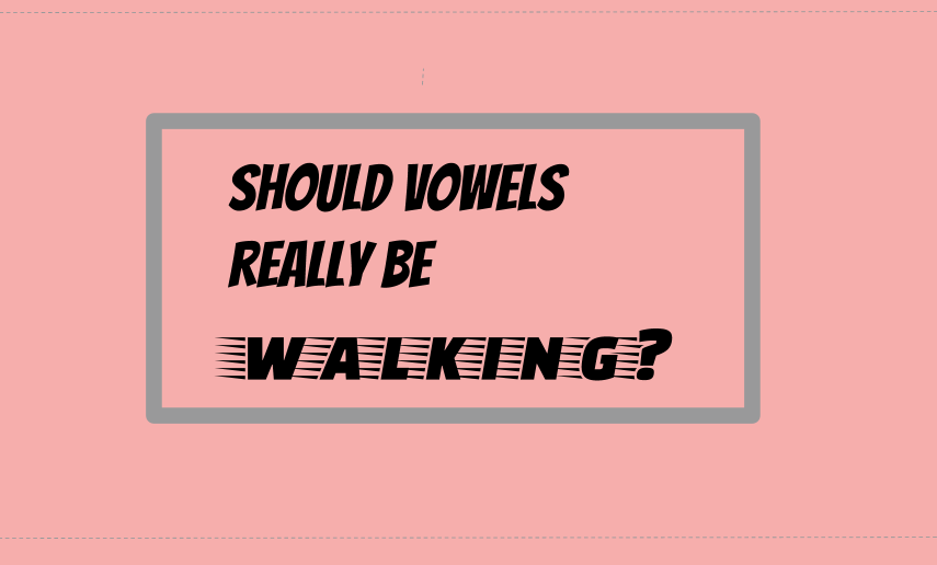 When two vowels go walking...