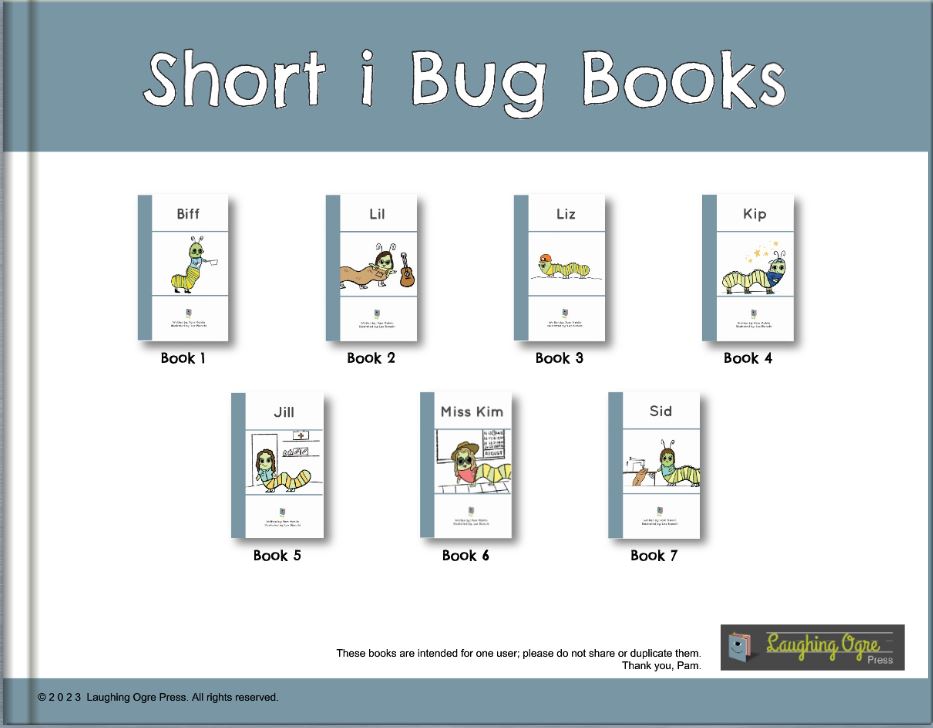 Teacher Guide for short i Bug Books