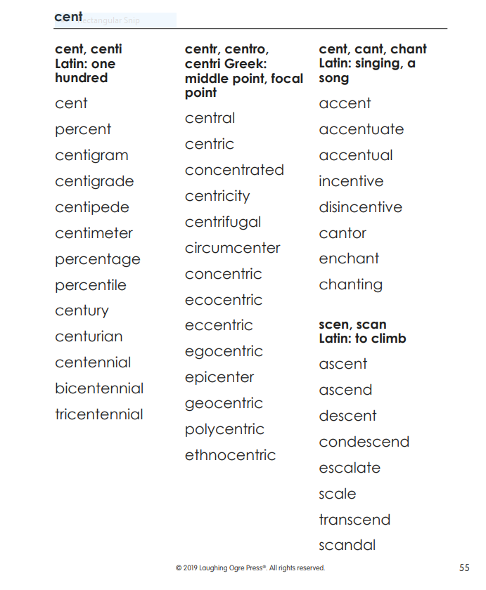 More Words